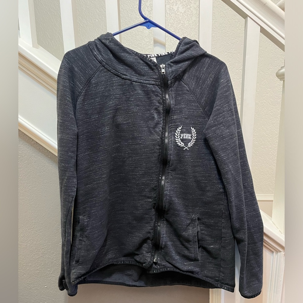 Victoria’s Secret PINK High-Low Zip Hoodie